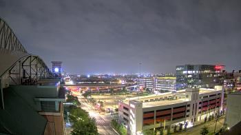 Weather camera view of Minute Maid Park.
