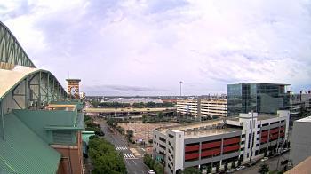 Weather camera view of Minute Maid Park.