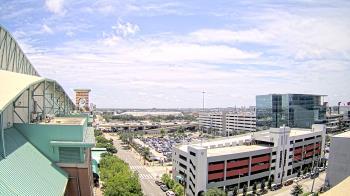Weather camera view of Minute Maid Park.
