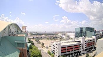 Weather camera view of Minute Maid Park.