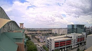 Weather camera view of Minute Maid Park.