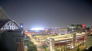Weather camera view of Minute Maid Park.