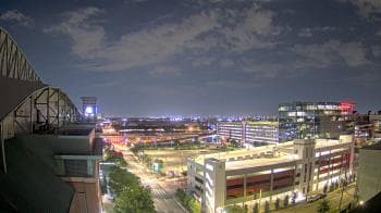 Weather camera view of Minute Maid Park.