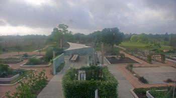 Weather camera view of Houston Botanic Garden.