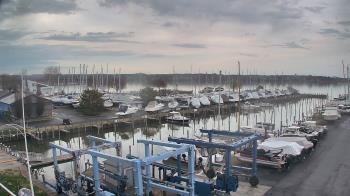 Weather camera view of Tidewater Marina.
