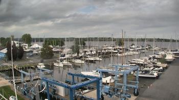 Weather camera view of Tidewater Marina.