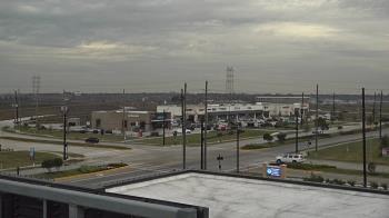 Weather camera view of Iowa Colony Police Department.