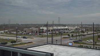 Weather camera view of Iowa Colony Police Department.