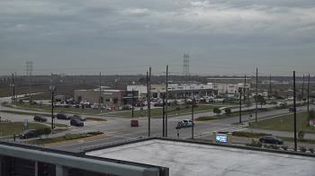 Weather camera view of Iowa Colony Police Department.