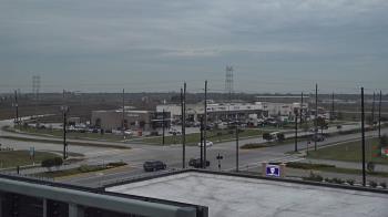Weather camera view of Iowa Colony Police Department.
