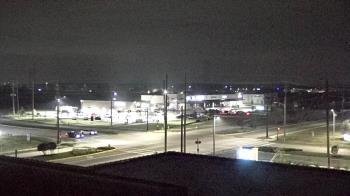 Weather camera view of Iowa Colony Police Department.