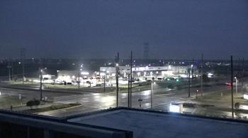 Weather camera view of Iowa Colony Police Department.
