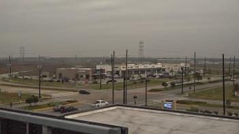 Weather camera view of Iowa Colony Police Department.