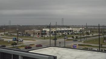 Weather camera view of Iowa Colony Police Department.