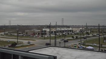 Weather camera view of Iowa Colony Police Department.