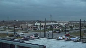 Weather camera view of Iowa Colony Police Department.