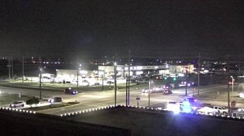 Weather camera view of Iowa Colony Police Department.