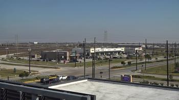 Weather camera view of Iowa Colony Police Department.