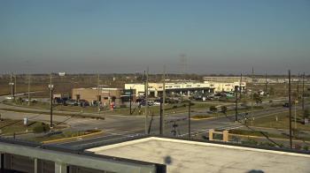 Weather camera view of Iowa Colony Police Department.