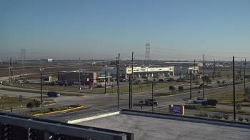 Weather camera view of Iowa Colony Police Department.