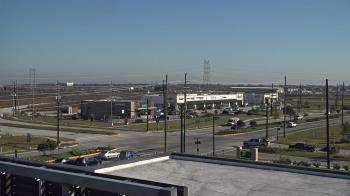 Weather camera view of Iowa Colony Police Department.