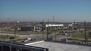 Weather camera view of Iowa Colony Police Department.