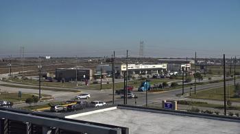 Weather camera view of Iowa Colony Police Department.