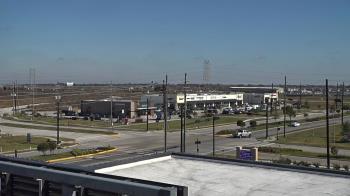 Weather camera view of Iowa Colony Police Department.