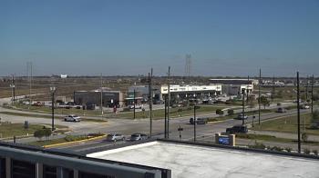 Weather camera view of Iowa Colony Police Department.