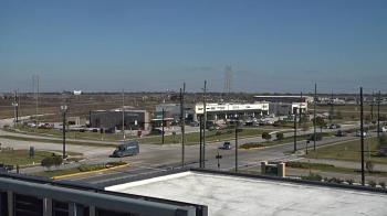Weather camera view of Iowa Colony Police Department.