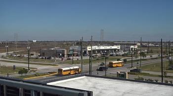 Weather camera view of Iowa Colony Police Department.