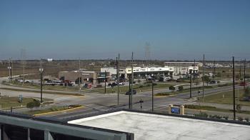 Weather camera view of Iowa Colony Police Department.
