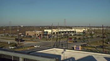 Weather camera view of Iowa Colony Police Department.