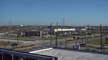 Weather camera view of Iowa Colony Police Department.