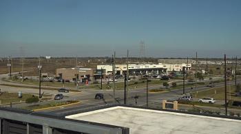 Weather camera view of Iowa Colony Police Department.