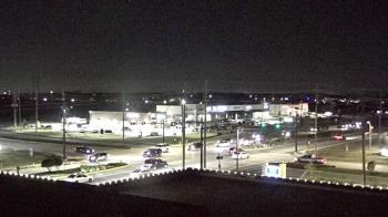 Weather camera view of Iowa Colony Police Department.