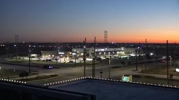 Weather camera view of Iowa Colony Police Department.