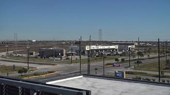 Weather camera view of Iowa Colony Police Department.