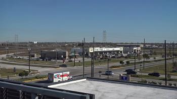 Weather camera view of Iowa Colony Police Department.