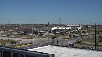 Weather camera view of Iowa Colony Police Department.