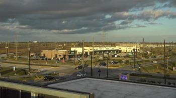 Weather camera view of Iowa Colony Police Department.