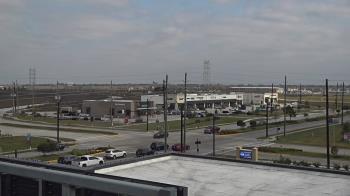 Weather camera view of Iowa Colony Police Department.