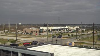 Weather camera view of Iowa Colony Police Department.