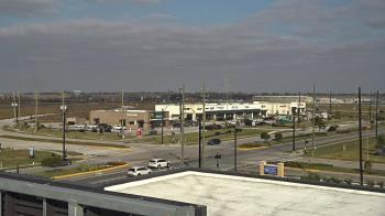 Weather camera view of Iowa Colony Police Department.