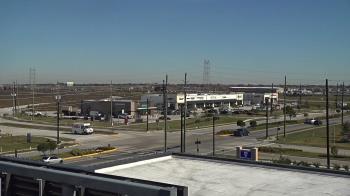 Weather camera view of Iowa Colony Police Department.