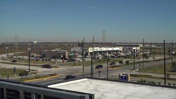 Weather camera view of Iowa Colony Police Department.
