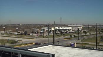 Weather camera view of Iowa Colony Police Department.