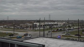 Weather camera view of Iowa Colony Police Department.