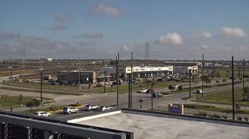 Weather camera view of Iowa Colony Police Department.