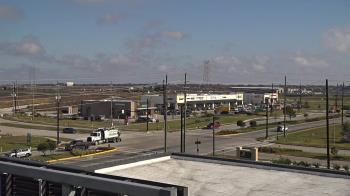 Weather camera view of Iowa Colony Police Department.